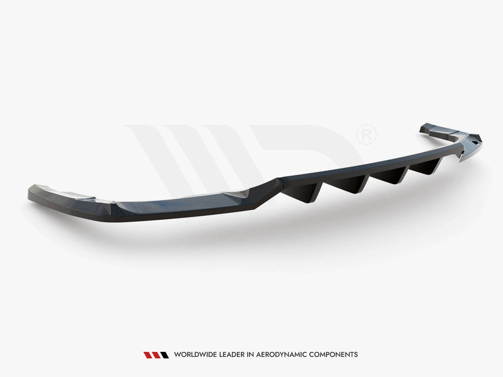 Audi - Q5 S Line SUV MK2 Facelift: Maxton Central Rear Splitter (Vertical Bars)