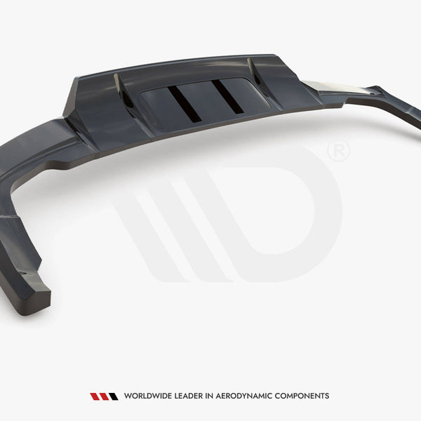 Audi - Q5 S Line SUV MK2 Facelift: Maxton Central Rear Splitter (Vertical Bars)
