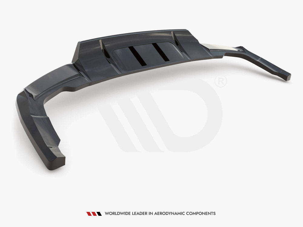 Audi - Q5 S Line SUV MK2 Facelift: Maxton Central Rear Splitter (Vertical Bars)