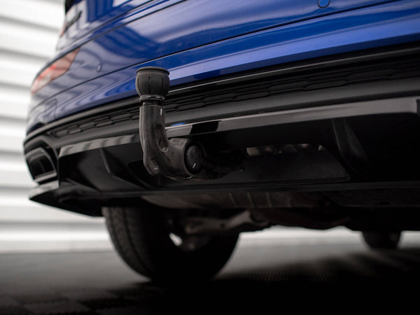 Audi - Q5 S Line SUV MK2 Facelift: Maxton Central Rear Splitter (Vertical Bars)