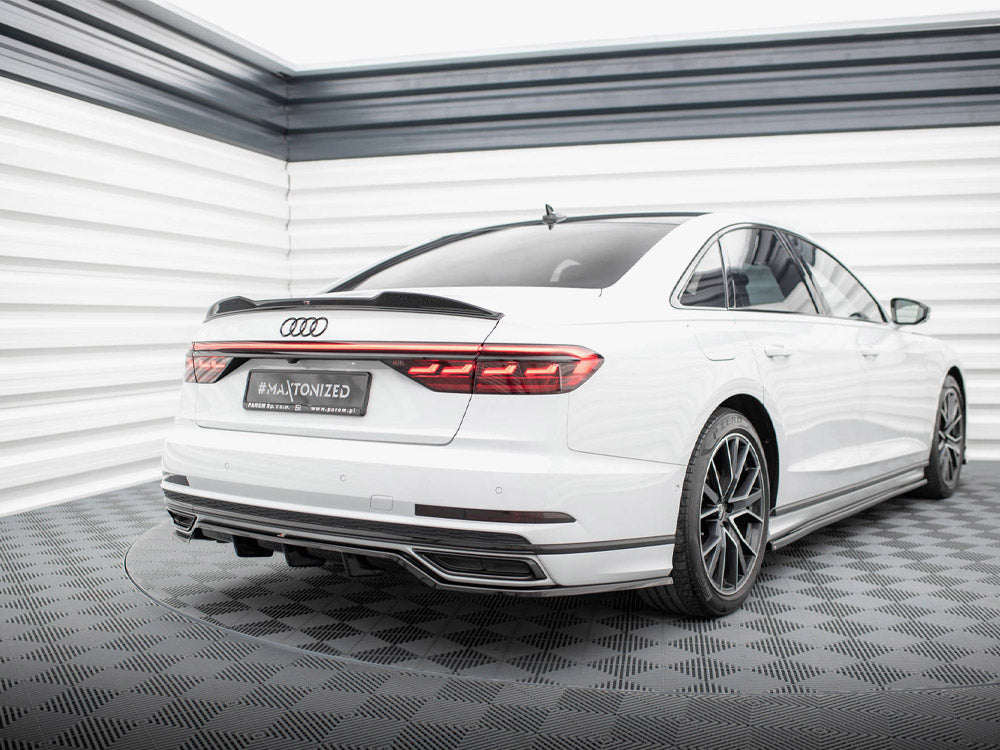 Audi - A8 S Line D5: Maxton Central Rear Splitter (Vertical Bars)