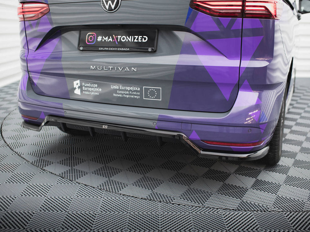 VW - Multivan T7: Maxton Rear Splitter (Vertical Bars)