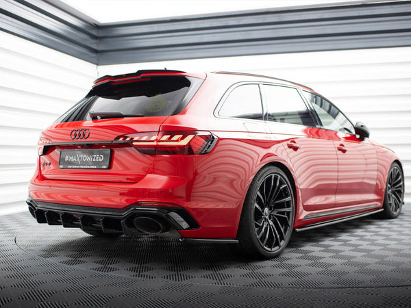 Audi - RS4 B9 / B9 Facelift: Maxton Rear Side Splitters