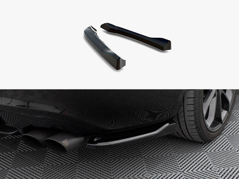 Audi - S5 / A5 S Line Coupe / Cabrio 8T: Maxton Rear Side Splitters V1
