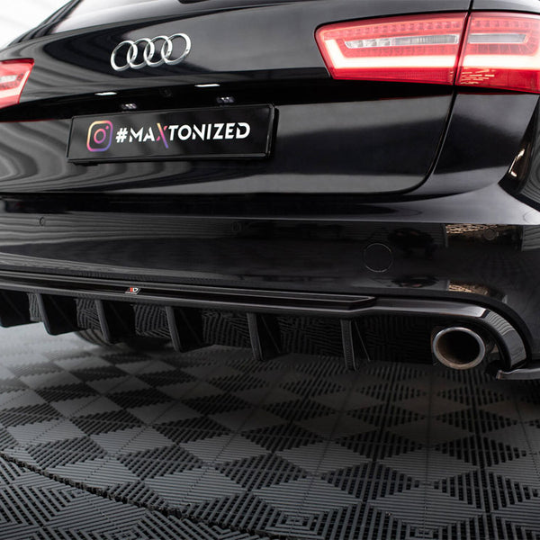 Audi - A6 Sedan / Avant C7 (Version with single exhausts on both sides): Maxton Rear Diffuser