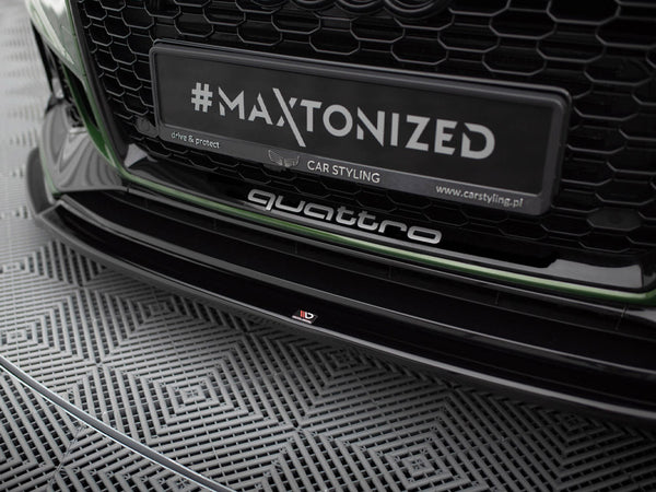 Audi - RS4 B9: Maxton Front Splitter V2