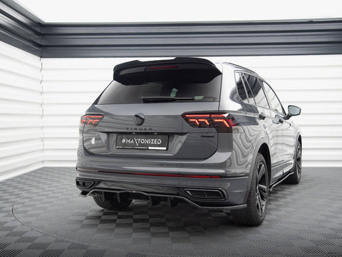 VW - Tiguan R Line MK2 Facelift: Maxton Rear Splitter (Vertical Bars)