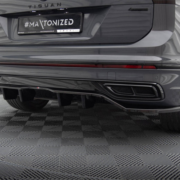 VW - Tiguan R Line MK2 Facelift: Maxton Rear Splitter (Vertical Bars)