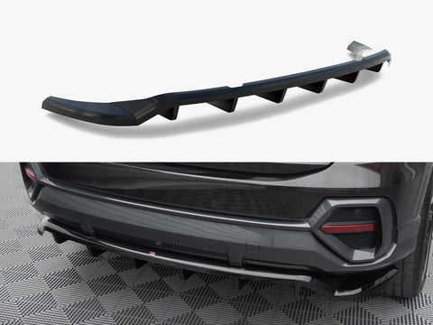 Audi - Q3 Sportback F3: Maxton Central Rear Splitter (Vertical Bars)