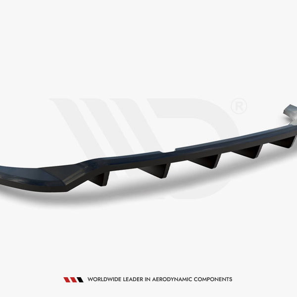 Audi - Q3 Sportback F3: Maxton Central Rear Splitter (Vertical Bars)