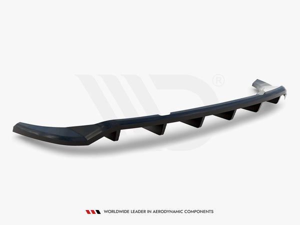 Audi - Q3 Sportback F3: Maxton Central Rear Splitter (Vertical Bars)
