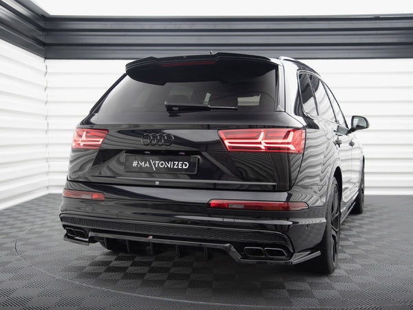 Audi - SQ7 MK2: Maxton Central Rear Splitter (Vertical Bars)