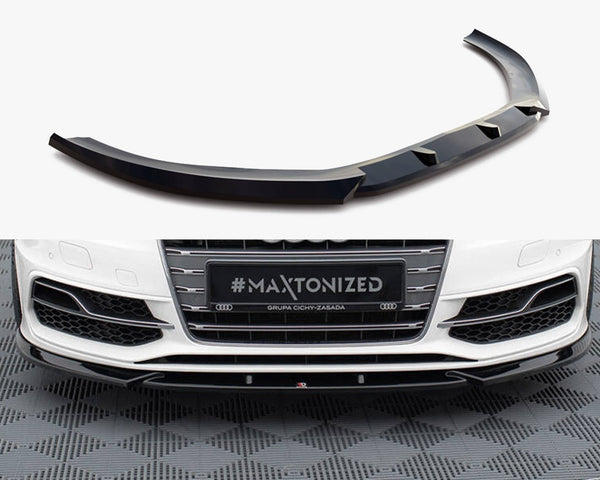 Audi - S3 / A3 S Line Sportback / Hatchback 8V: Maxton Front Splitter V2