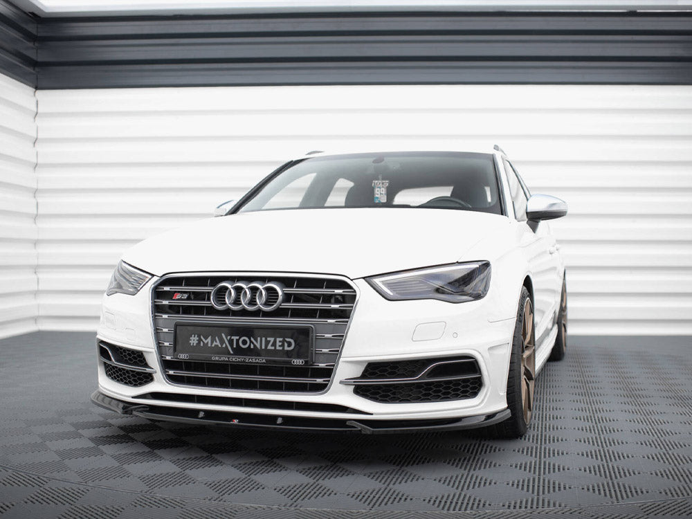 Audi - S3 / A3 S Line Sportback / Hatchback 8V: Maxton Front Splitter V2