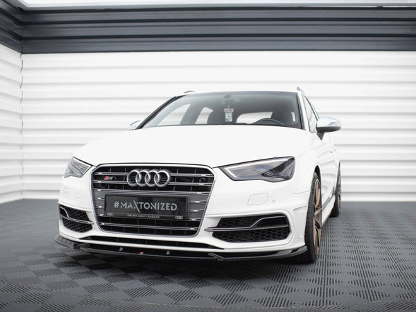 Audi - S3 / A3 S Line Sportback / Hatchback 8V: Maxton Front Splitter V2