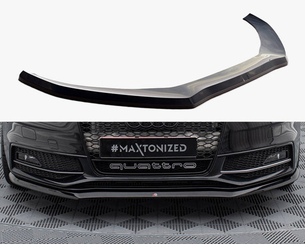 Audi - S4 / A4 S Line B8 Facelift: Maxton Front Splitter V1