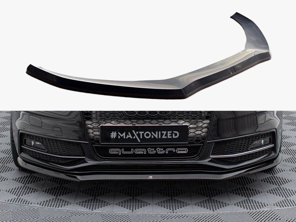 Audi - S4 / A4 S Line B8 Facelift: Maxton Front Splitter V1