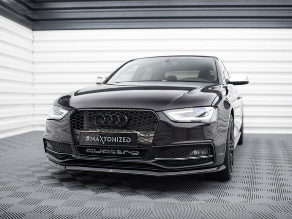 Audi - S4 / A4 S Line B8 Facelift: Maxton Front Splitter V1