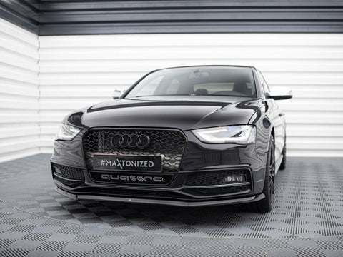 Audi - S4 / A4 S Line B8 Facelift: Maxton Front Splitter V1