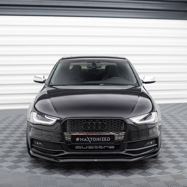 Audi - S4 / A4 S Line B8 Facelift: Maxton Front Splitter V1