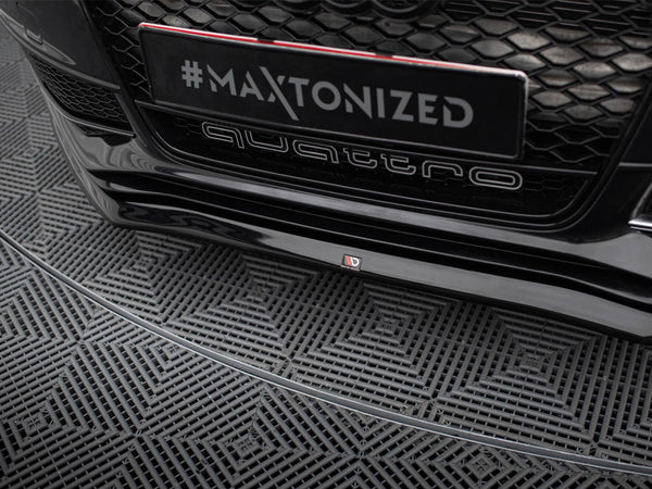 Audi - S4 / A4 S Line B8 Facelift: Maxton Front Splitter V1