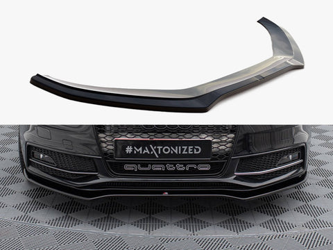 Audi - S4 / A4 S Line B8 Facelift: Maxton Front Splitter V2