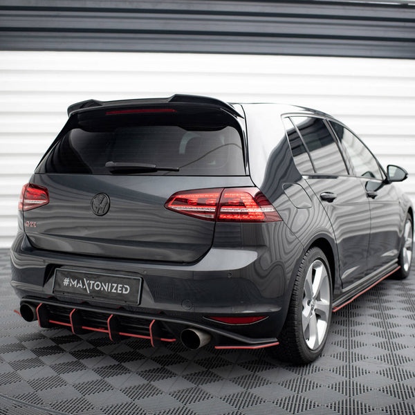 VW - Golf R / R Line / GTI / GTD MK7 / MK7 Facelift: Maxton 3D Spoiler
