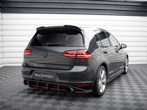 VW - Golf R / R Line / GTI / GTD MK7 / MK7 Facelift: Maxton 3D Spoiler