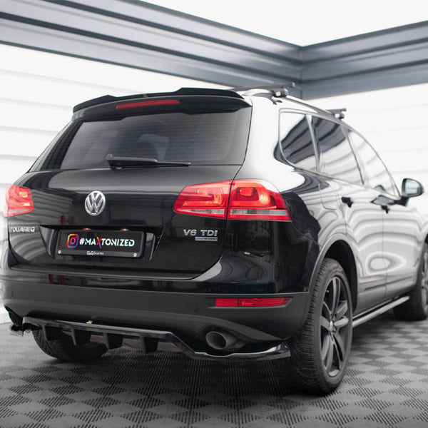 VW - Touareg MK2: Maxton Rear Splitter (Vertical Bars)