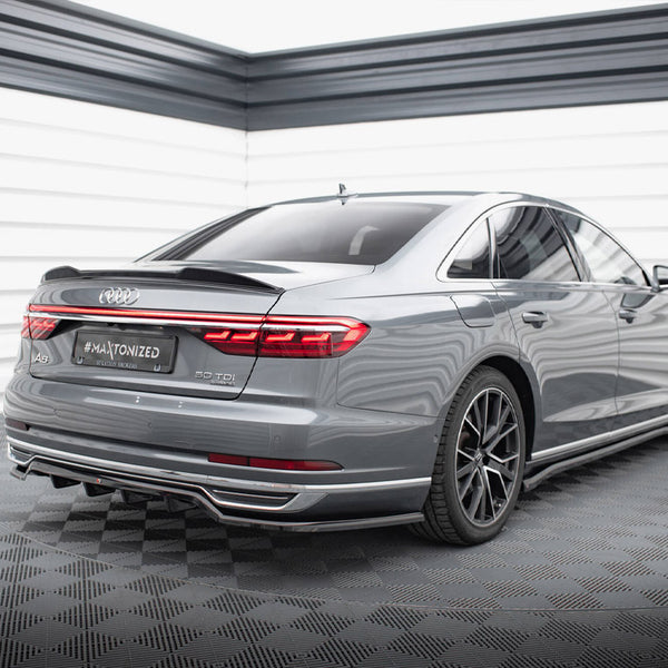 Audi - A8 D5: Maxton Central Rear Splitter (Vertical Bars)