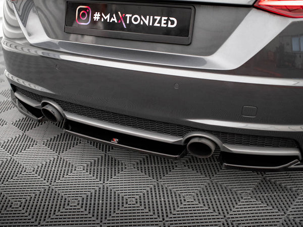 Audi - TT S Line 8S: Maxton Central Rear Splitter