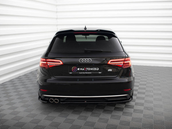 Audi - A3 Sportback 8V Facelift: Maxton Rear Side Splitters