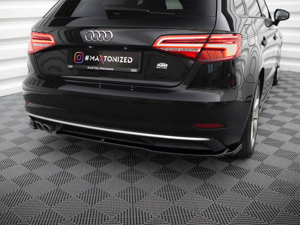 Audi - A3 Sportback 8V Facelift: Maxton Rear Side Splitters