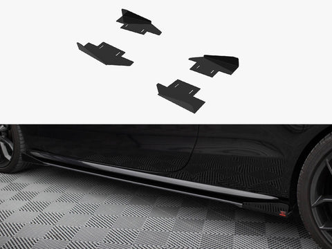 Audi - A5 / A5 S Line / S5 Coupe / Cabrio 8T / 8T Facelift: Maxton Side Flaps