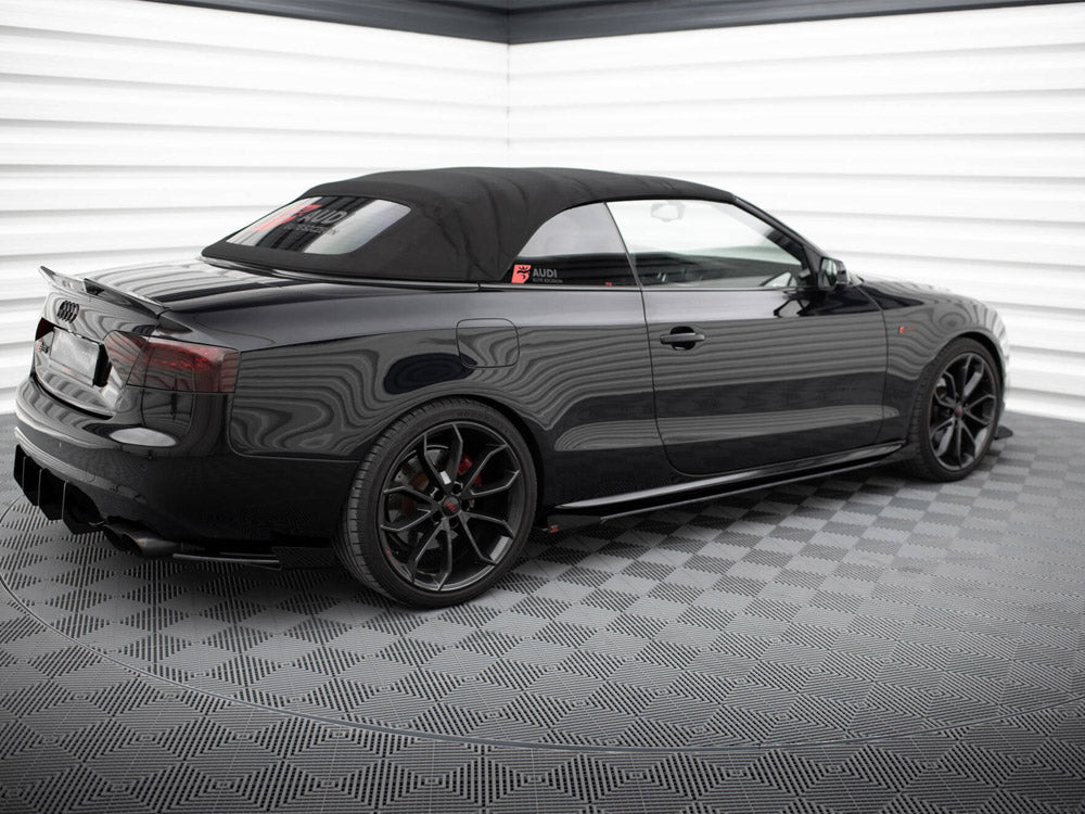 Audi - A5 / A5 S Line / S5 Coupe / Cabrio 8T / 8T Facelift: Maxton Side Flaps