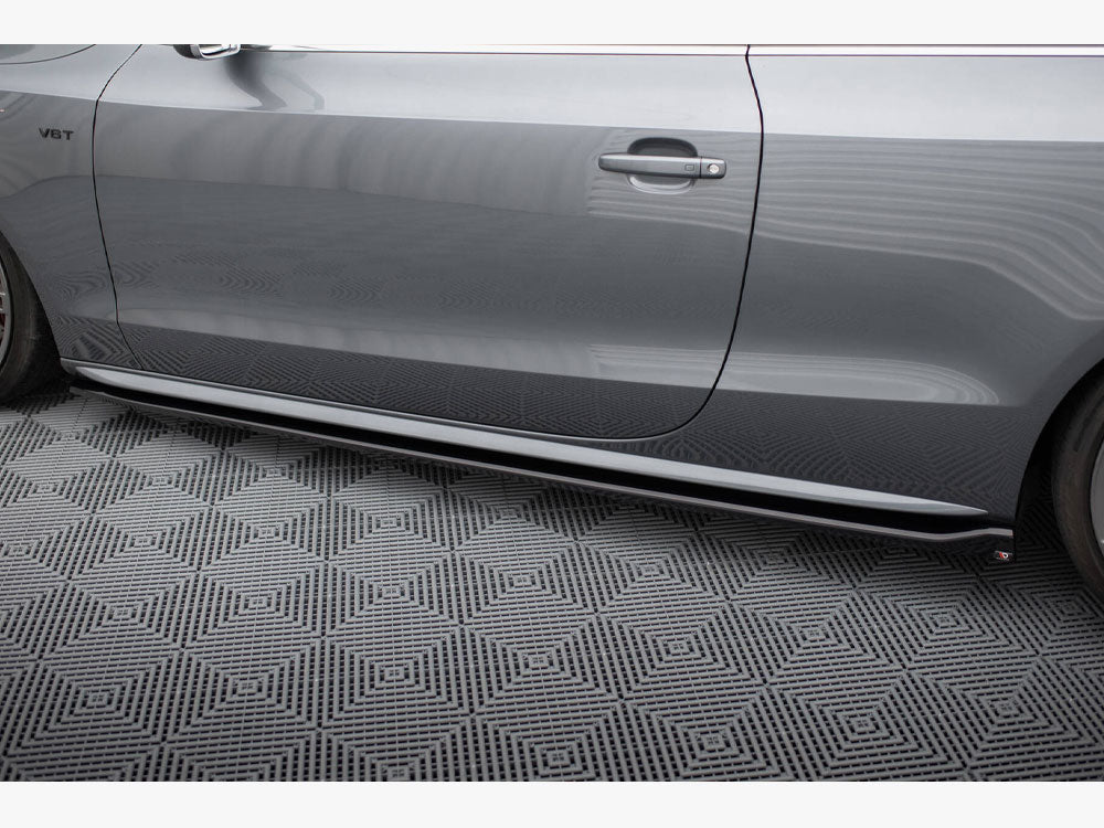 Audi - S5 / A5 S Line Coupe 8T / 8T Facelift: Maxton Side Skirts V2