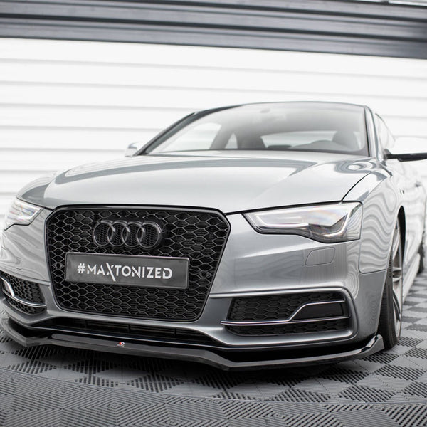 Audi - S5 / A5 S Line 8T Facelift: Maxton Front Splitter V4