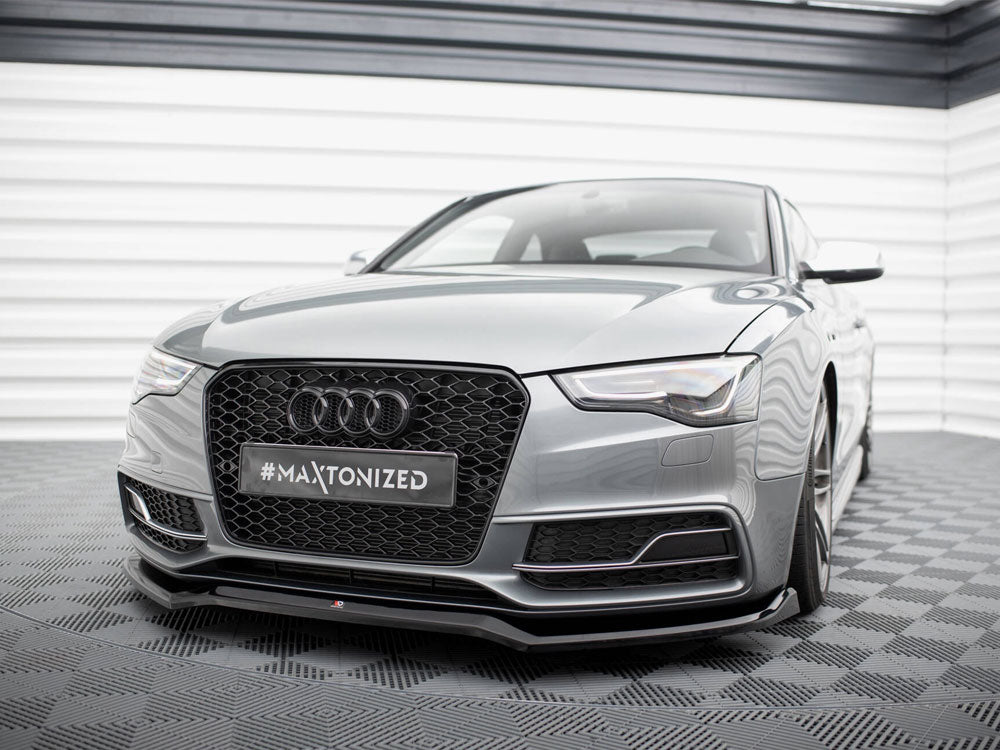 Audi - S5 / A5 S Line 8T Facelift: Maxton Front Splitter V4