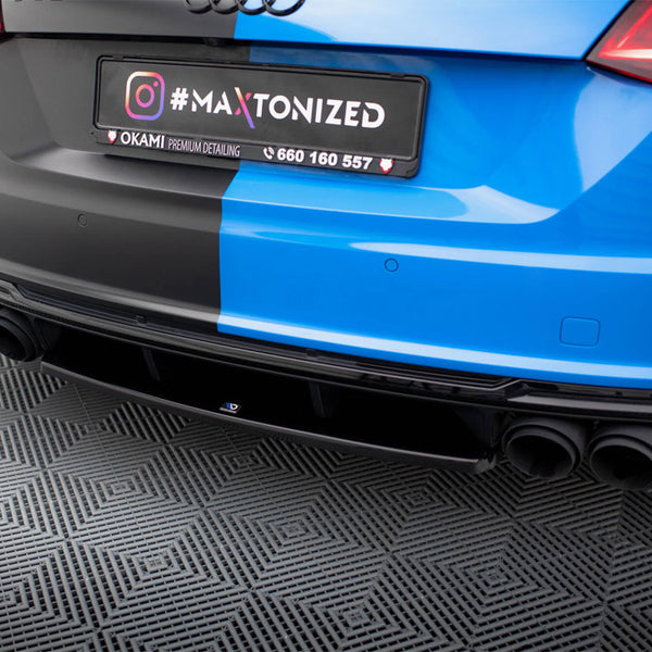 Audi - TT S 8S Facelift: Maxton Central Rear Splitter