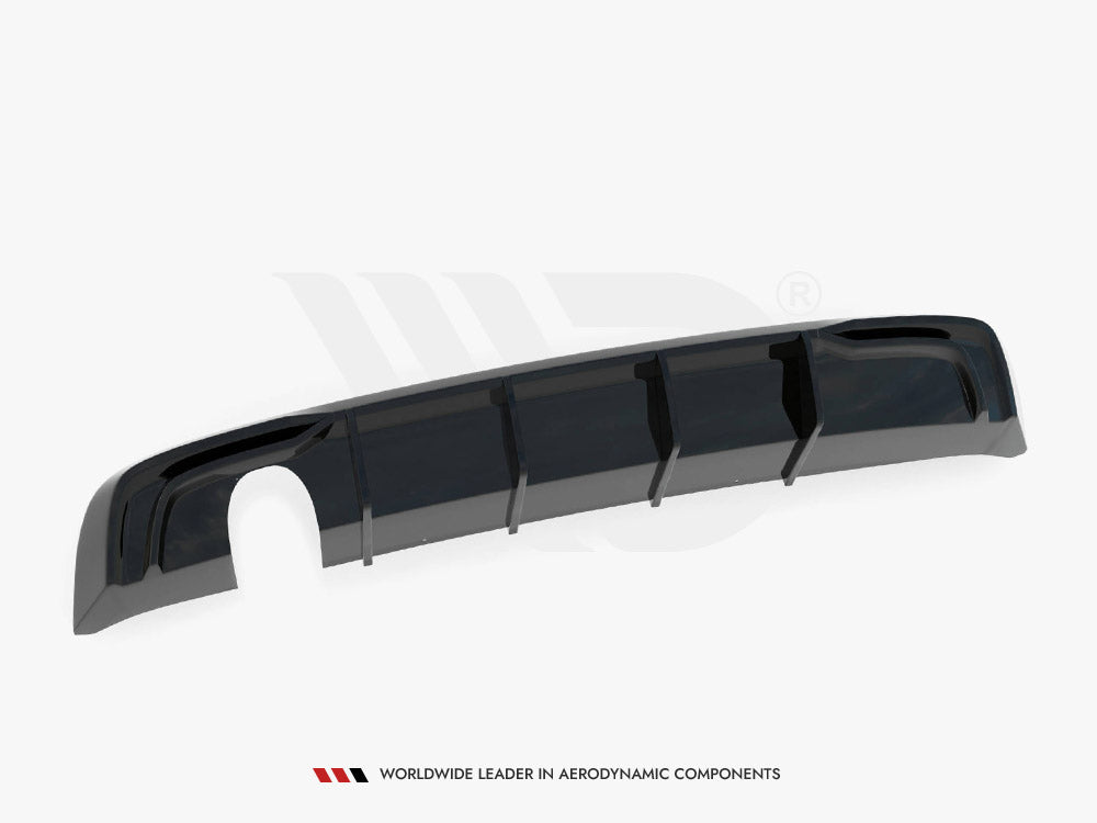 Audi - A3 Sportback 8V Facelift (Version with one exhaust tip on single side): Maxton Rear Diffuser