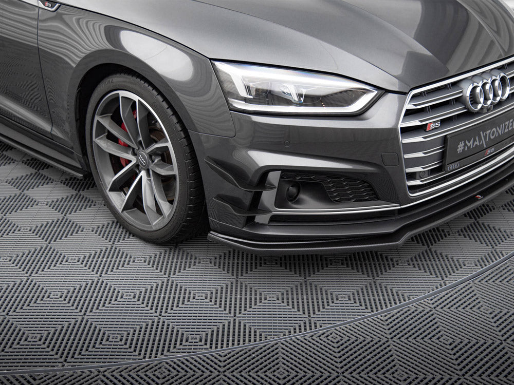 Audi - S5 / A5 S Line Coupe / Sportback F5: Maxton Front Bumper Wings (Canards)