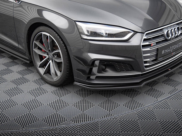 Audi - S5 / A5 S Line Coupe / Sportback F5: Maxton Front Bumper Wings (Canards)