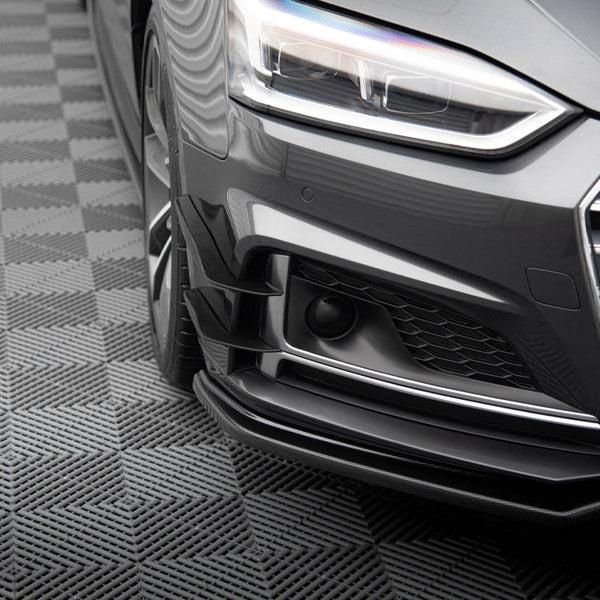 Audi - S5 / A5 S Line Coupe / Sportback F5: Maxton Front Bumper Wings (Canards)