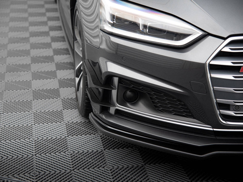 Audi - S5 / A5 S Line Coupe / Sportback F5: Maxton Front Bumper Wings (Canards)