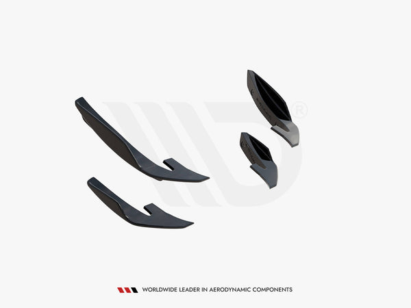 Audi - S5 / A5 S Line Coupe / Sportback F5: Maxton Front Bumper Wings (Canards)