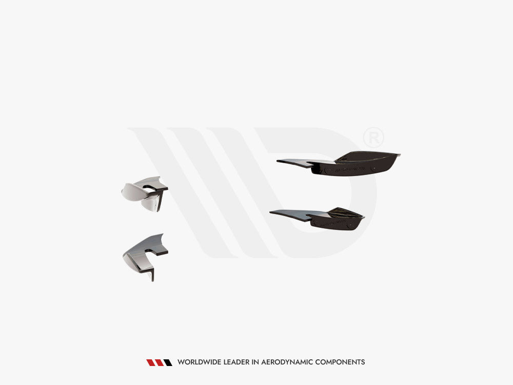 Audi - S5 / A5 S Line Coupe / Sportback F5: Maxton Front Bumper Wings (Canards)