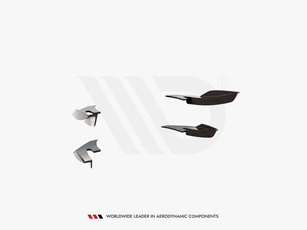 Audi - S5 / A5 S Line Coupe / Sportback F5: Maxton Front Bumper Wings (Canards)
