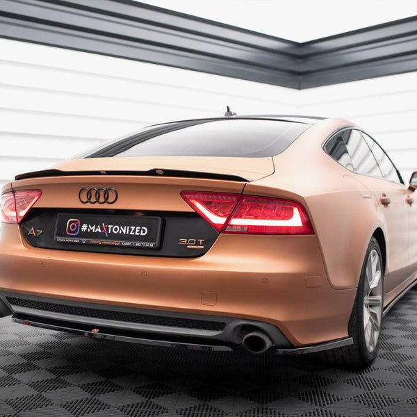 Audi - A7 S Line C7: Maxton Rear Side Splitters V2