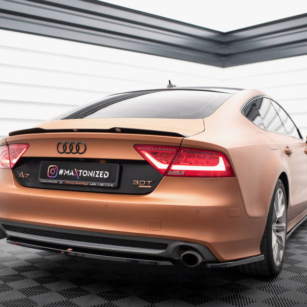 Audi - A7 S Line C7: Maxton Central Rear Splitter