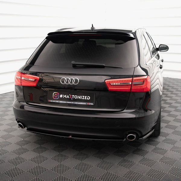 Audi - A6 Avant C7: Maxton Rear Side Splitters V2